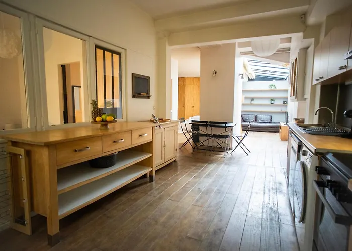Apartman Loft Branche Dans Le Quartier Le Plus Tendance De Párizs